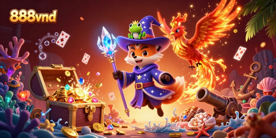 Ignite your winnings at 888vnd by winning big in thrilling underwater treasure hunts!