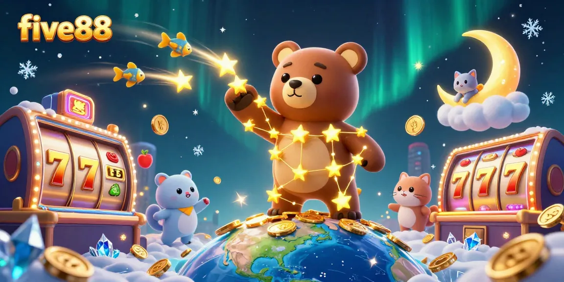 Experience five88's universe of thrilling slot games with captivating characters and vibrant visuals.