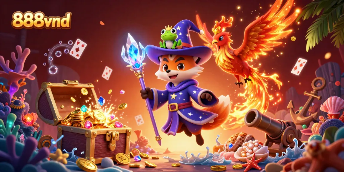 Ignite your winnings at 888vnd by winning big in thrilling underwater treasure hunts!