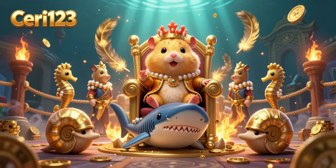 Join the golden hamster king at Ceri123 for epic jackpots and exciting gameplay!