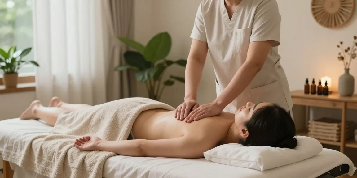 Experience premium 금천구출장안마 services in a tranquil home setting with expert therapist.