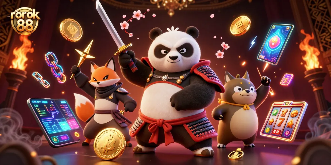 Engage with exciting gameplay at rokok 88 as characters battle through vibrant slot games and crypto rewards.