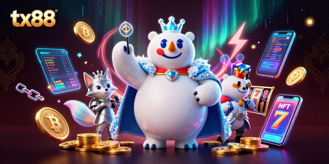 Engage in thrilling gameplay at tx88 with our unique 3D illustration showcasing vibrant casino elements.