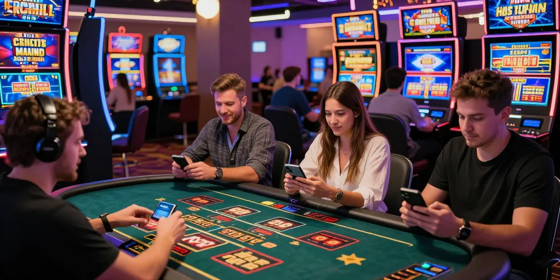 Credit card casino scene at https://southsomersetenvironment.co.uk/ with diverse players enjoying games