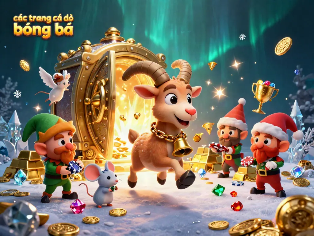 Các trang cá độ bóng đá với Krampus và những sinh vật dễ thương đang chơi casino.
