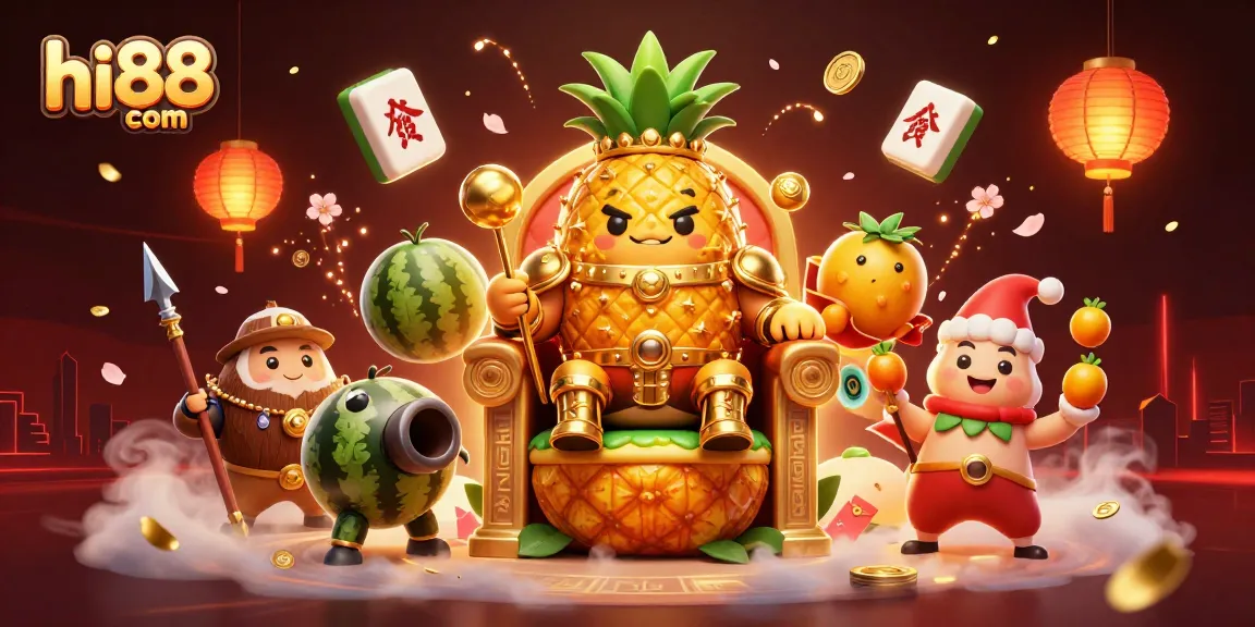 Engage in thrilling gameplay at hi88 com with this vibrant casino illustration showcasing exciting characters and elements.