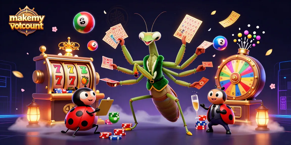 Engage in thrilling gameplay at makemyvotecount with dynamic slot reels and carnival elements.
