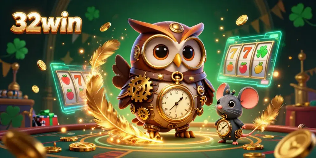 Experience thrilling slots action with 32win in an immersive 3D casino adventure.