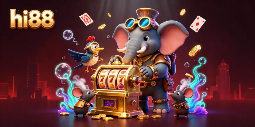 Đặt cược vào các slot máy tại hi88 với nhiều phần thưởng hấp dẫn và cơ hội trúng lớn.