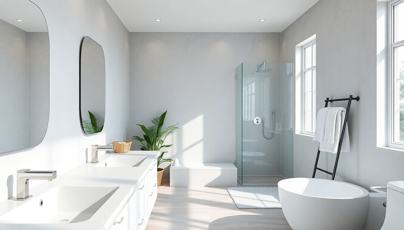 Sonni sanitär hochwertiger Badezimmerbereich mit modernen Sanitäranlagen und nachhaltigen Materialien.