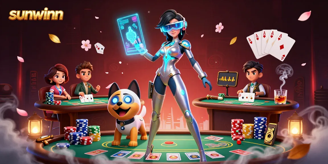Participate in thrilling sunwinn casino games with futuristic visuals and vibrant graphics.