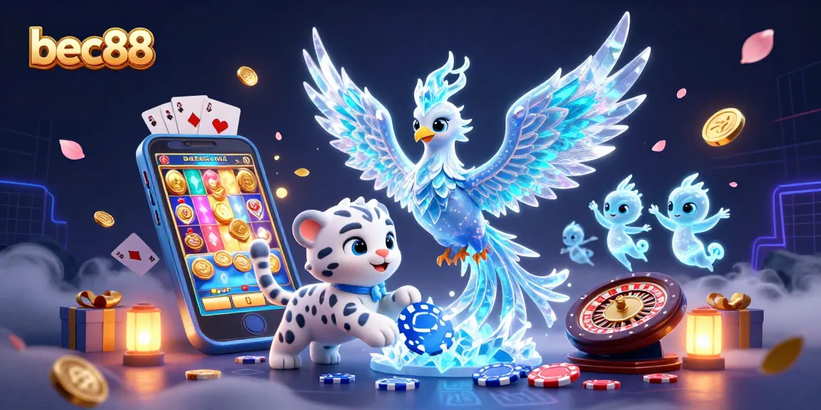 Experience thrilling games at bec88 with a vibrant 3D scene full of action and excitement.