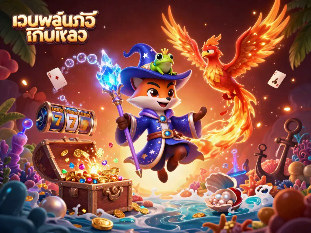 นำโชคจาก เว็บพนันออนไลน์ เว็บตรง กับภาพการ์ตูน 3D แนวคาสิโนที่สดใสและมีชีวิตชีวา