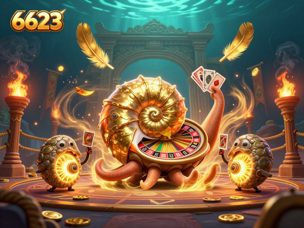 Spin the reels at 6623 with thrilling nautilus-themed slots and glowing treasures.