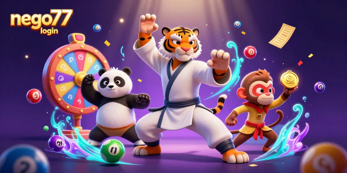 Experience the excitement of nego77 login with engaging illustrations of rewarding casino adventures.