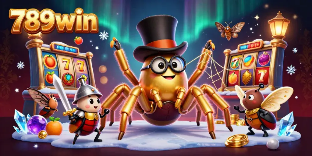 Experience excitement with 789win as unique characters engage in thrilling slot casino action.