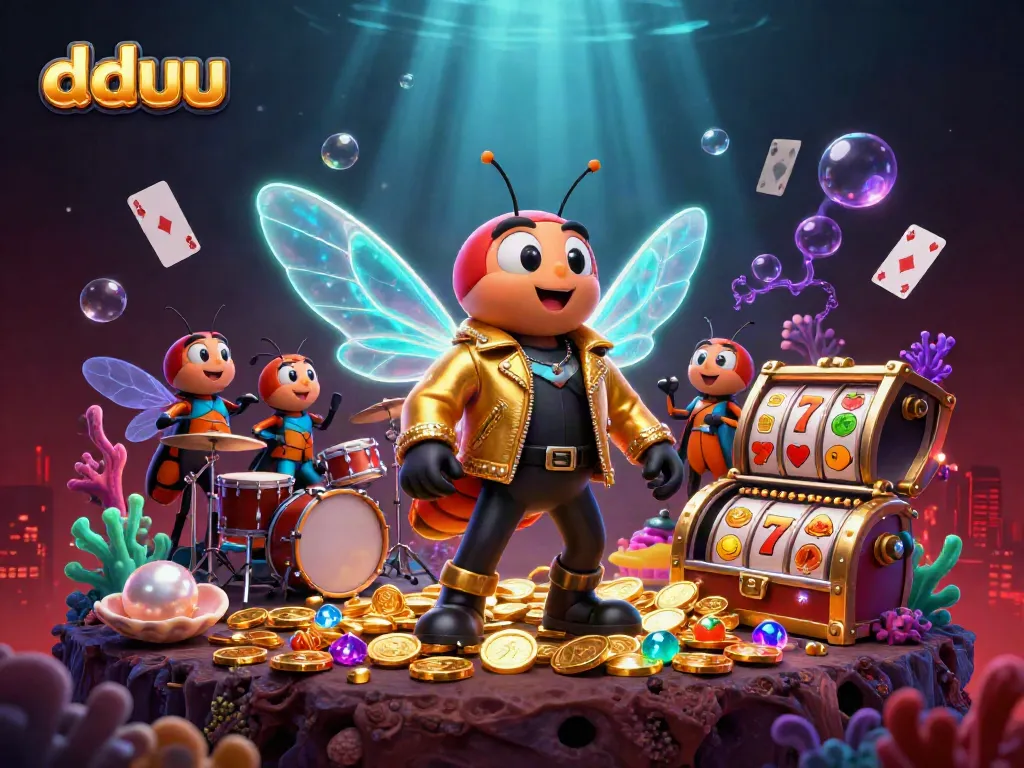 Experience thrilling slots gameplay in the vibrant, 3D dduu casino universe.