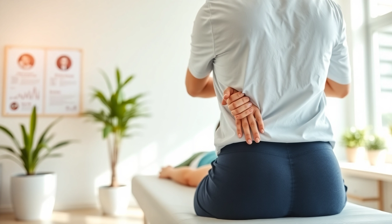 Enhance back pain relief through expert physiotherapy techniques in a professional setting.