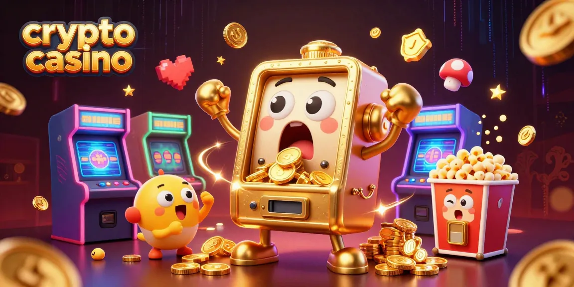 Vinci con i migliori giochi nel crypto casino, mentre la slot machine d'oro colpisce il jackpot.