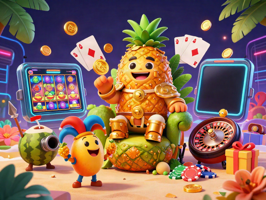 Engage in exciting gaming adventures with fabet at a vibrant beach casino featuring dynamic characters and fun elements.