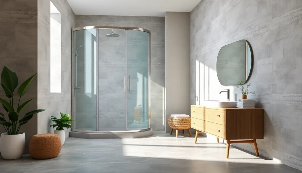 Schicke duschkabine 80x80 eckeinstieg in modernen Badezimmer mit eleganten Details.