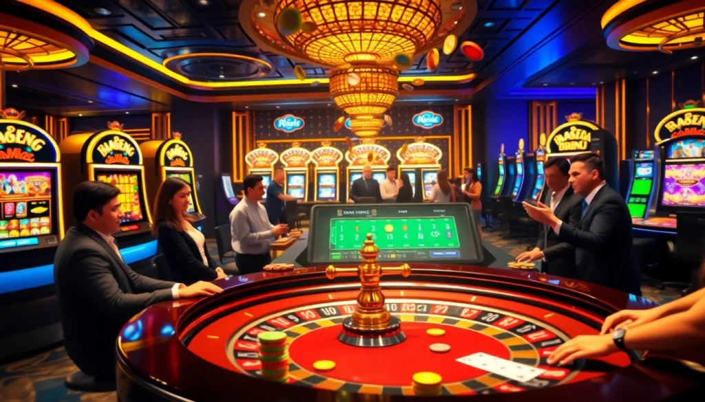 Experience thrilling casino action at u888 with vibrant slot machines and engaging tabletop games.