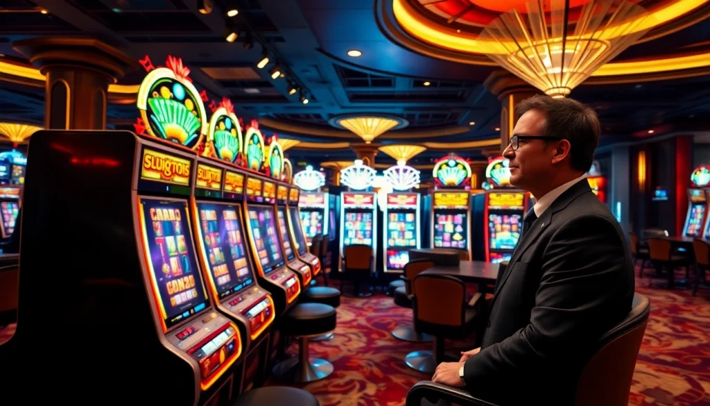 Experience the thrill of winning at slot777 machines in a vibrant casino atmosphere filled with excitement.