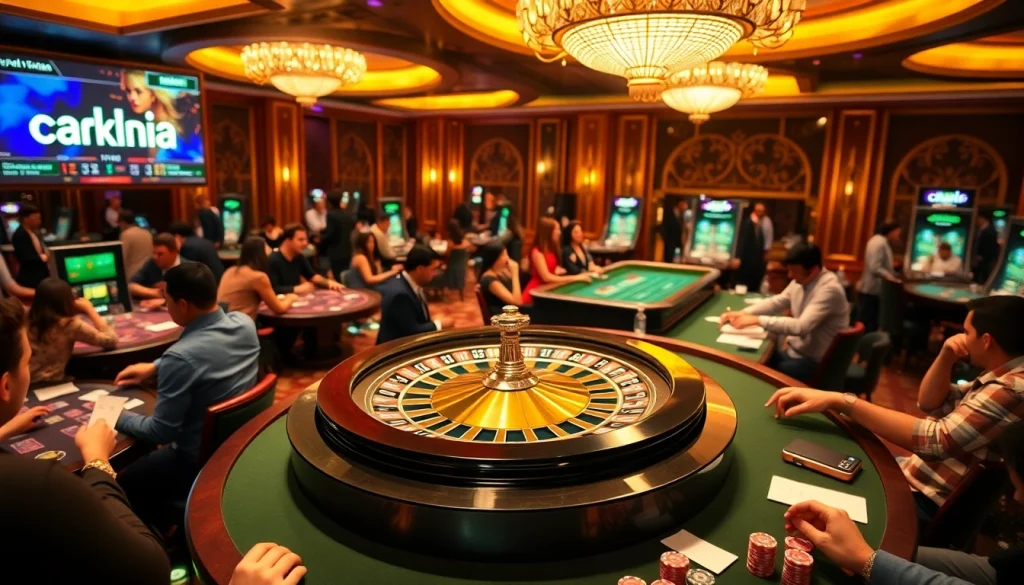 Cakhia players enjoying thrilling roulette action in a luxurious casino atmosphere.