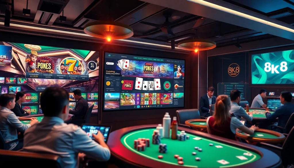 Experience the thrill of betting on the 8k8 platform with a vibrant online casino scene.